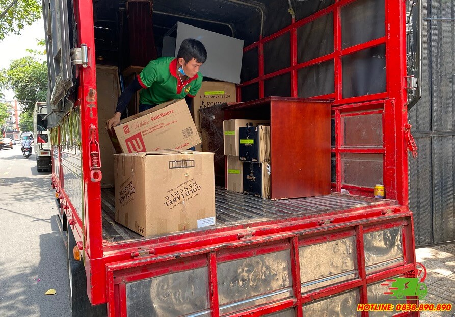 Đồ đạc được phân loại và đóng gói một cách kĩ lưỡng, nhằm đảm bảo an toàn tuyệt đối trong suốt quá trình vận chuyển